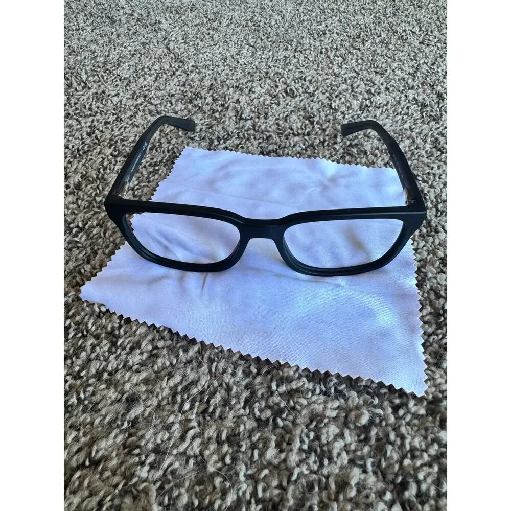 Armani Exchange Eyeglass Frames AX3029 Matte Black Rectangular 54-17-140